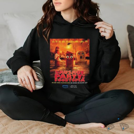 New Poster For Sausage Party Foodtopia Releasing On Prime Video On July 11 Classic T Shirt