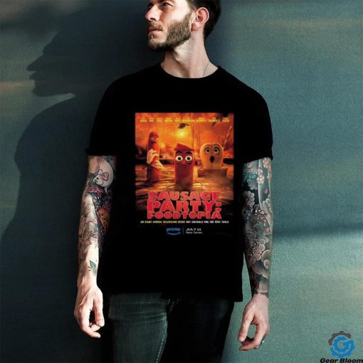 New Poster For Sausage Party Foodtopia Releasing On Prime Video On July 11 Classic T Shirt