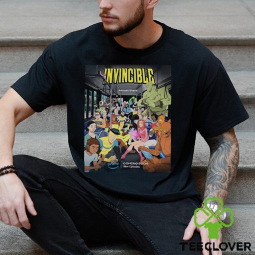 New Poster Invincible Season 2 New Episodes Coming Soon T Shirt