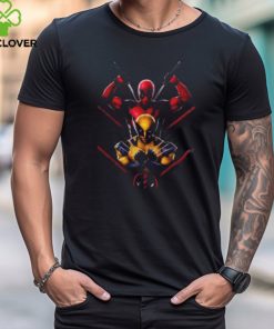 New Promotional Art Featuring Deadpool And Wolverine In Deadpool 3 T Shirt