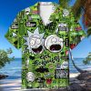 New Rick And Morty Get Schwifty All Over Print Hawaiian Shirt