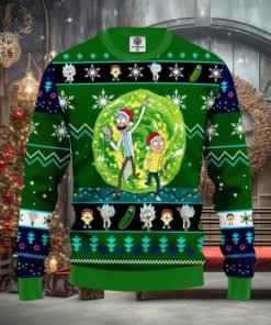 New Rick And Morty Ugly Christmas Sweater