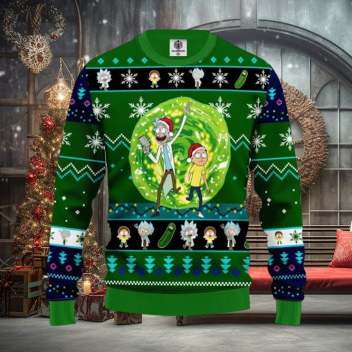 New Rick And Morty Ugly Christmas Sweater