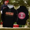 New San Francisco 49ers All Over Printed Clothes 3d Hoodie