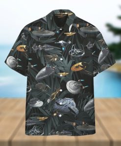 New Star Trek Hawaiian Shirt Space Ships Mens Star Trek Hawaiian Shirt