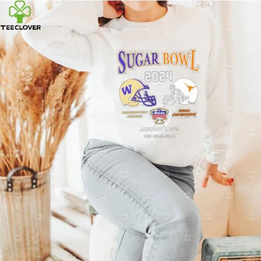 New Sugar Bowl 2024 Washington Huskies vs Texas Longhorns January hoodie, sweater, longsleeve, shirt v-neck, t-shirt