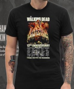 New The Walking Dead 13th anniversary 2010 2023 thank you for the memories shirt