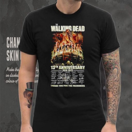 New The Walking Dead 13th anniversary 2010 2023 thank you for the memories shirt