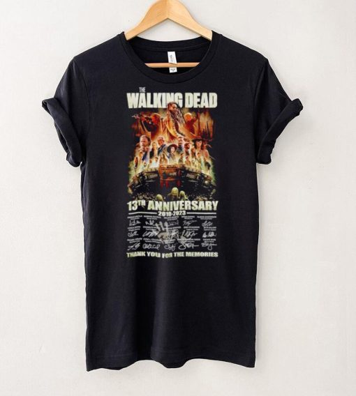 New The Walking Dead 13th anniversary 2010 2023 thank you for the memories shirt