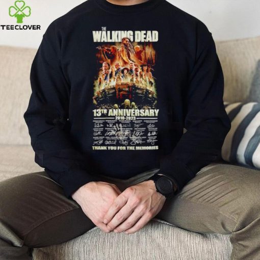 New The Walking Dead 13th anniversary 2010 2023 thank you for the memories shirt
