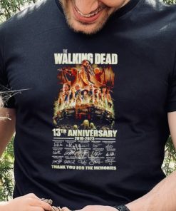 New The Walking Dead 13th anniversary 2010 2023 thank you for the memories shirt