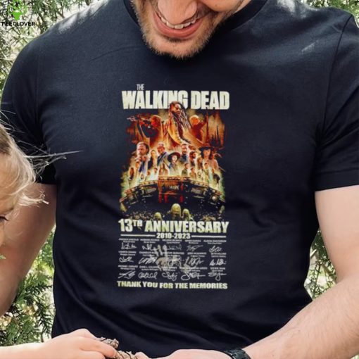 New The Walking Dead 13th anniversary 2010 2023 thank you for the memories shirt