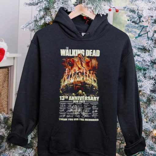 New The Walking Dead 13th anniversary 2010 2023 thank you for the memories shirt