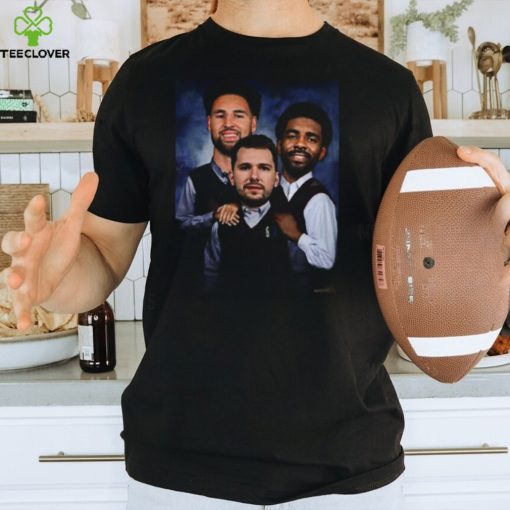 New Trio New Big 3 Luka Doncic Kyrie Irvin Klay Thompson Dallas Mavericks Vintage Unisex T Shirt