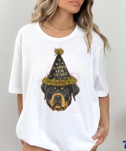 New Year Rottweiler Dog Lover New Years Eve Party Rottie91 shirt