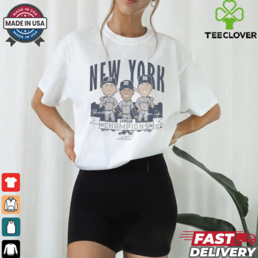 New York Baseball League Champions Caricatures Shirt