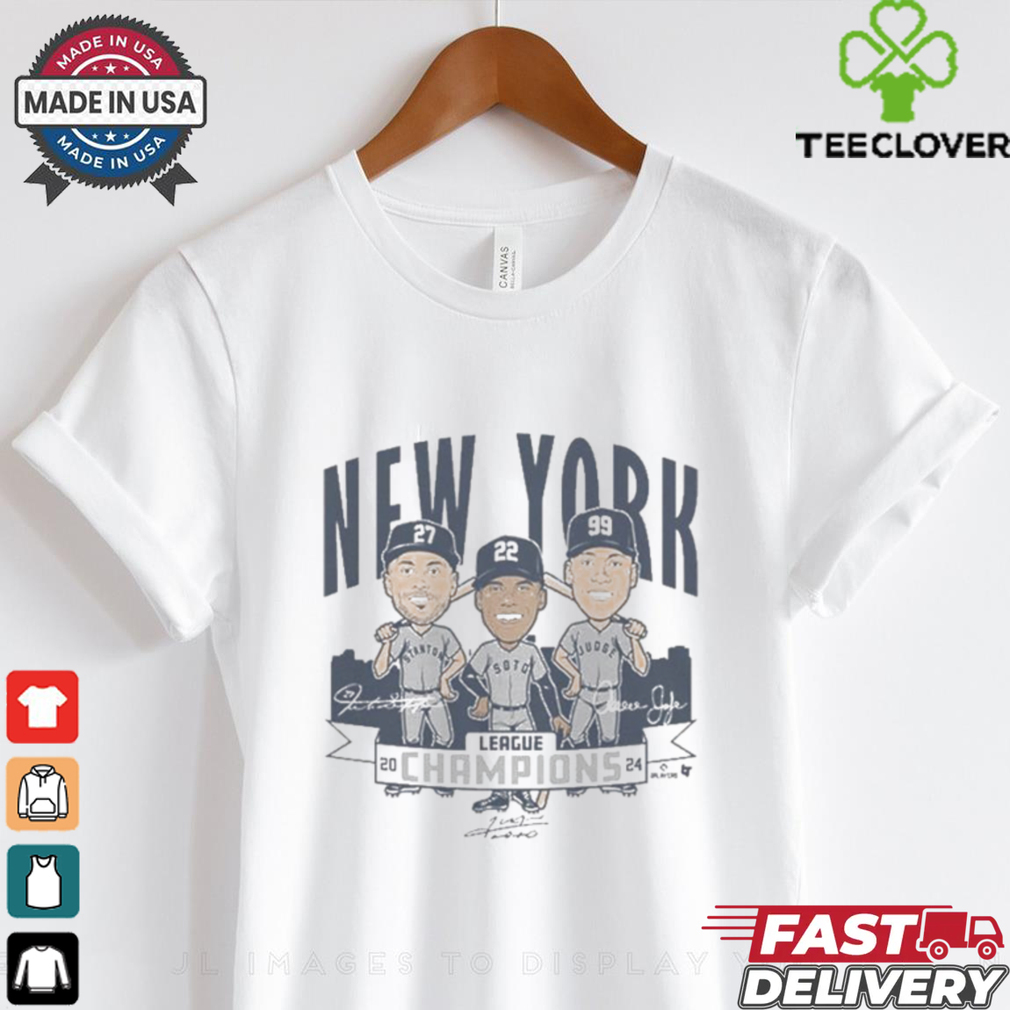 New York Baseball League Champions Caricatures Shirt New York Baseball League Champions Caricatures Shirt