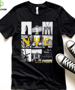 New York Black and White montage NYC graphic shirt