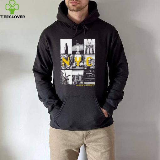 New York Black and White montage NYC graphic shirt