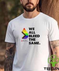 New York Blood Center we all bleed the same shirt