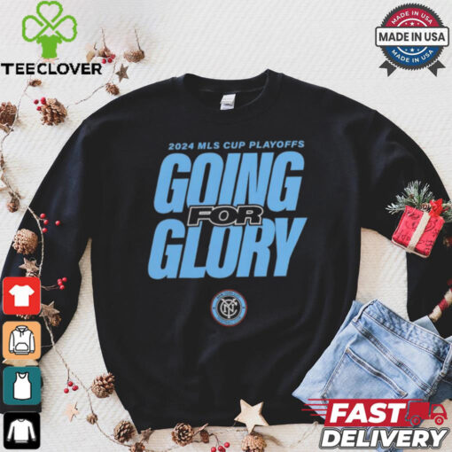 New York City FC going for glory 2024 MLS Cup Playoffs shirt