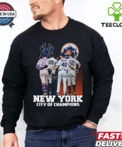 New York City Of Champions New York Yankees And New York Mets Signatures 2024 T shirt