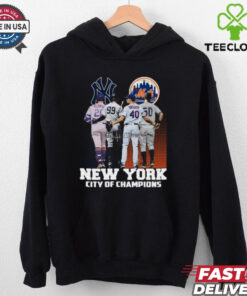 New York City Of Champions New York Yankees And New York Mets Signatures 2024 T shirt