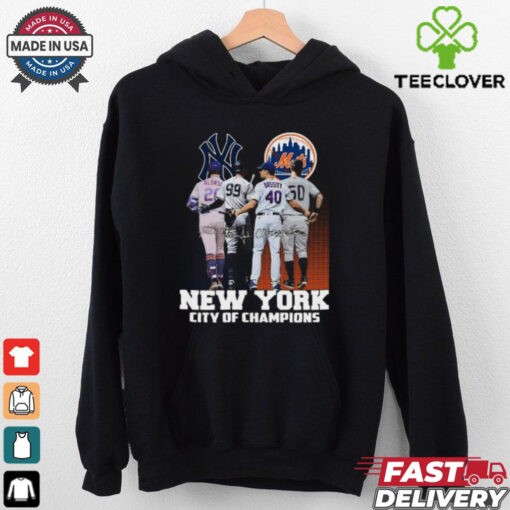 New York City Of Champions New York Yankees And New York Mets Signatures 2024 T hoodie, sweater, longsleeve, shirt v-neck, t-shirt