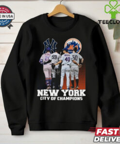 New York City Of Champions New York Yankees And New York Mets Signatures 2024 T hoodie, sweater, longsleeve, shirt v-neck, t-shirt