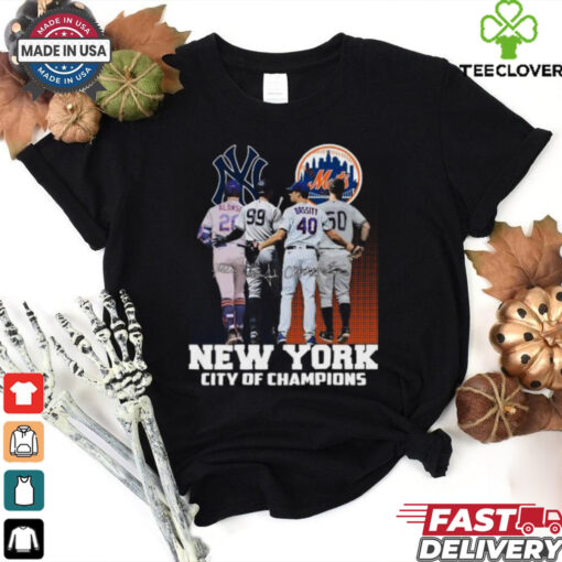 New York City Of Champions New York Yankees And New York Mets Signatures 2024 T hoodie, sweater, longsleeve, shirt v-neck, t-shirt