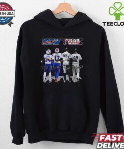 New York City Sports Buffalo Bills And New York Yankees Diggs Allen Aaron Judge And Anthony Rizzo Signatures 2024 T hoodie, sweater, longsleeve, shirt v-neck, t-shirt