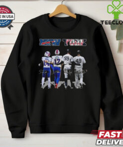 New York City Sports Buffalo Bills And New York Yankees Diggs Allen Aaron Judge And Anthony Rizzo Signatures 2024 T hoodie, sweater, longsleeve, shirt v-neck, t-shirt