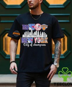 New York City Sports Teams Logo City Of Champions Shirt