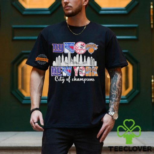 New York City Sports Teams Logo City Of Champions Shirt