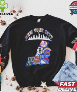 New York City teams collage shirt