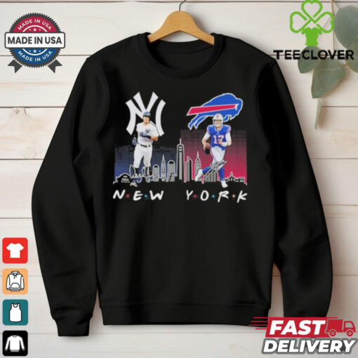 New York Friends Aaron Judge X Josh Allen Signatures Shirt