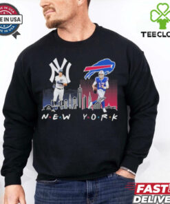 New York Friends Aaron Judge X Josh Allen Signatures Shirt