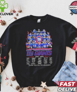 New York Giants 100th Anniversary 1925 2025 Thank You For The Memories Signature Shirt 3 New York Giants 100th Anniversary 1925 2025 Thank You For The Memories Signature Shirt