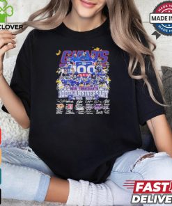 New York Giants 100th Season 1925 – 2025 Anniversary Signature Shirt