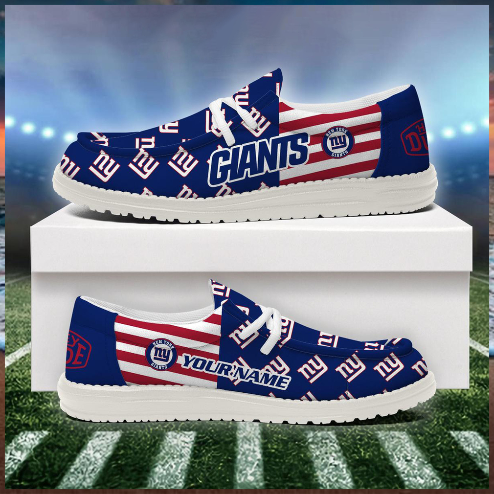 New York Giants 2024 Version Personalized Hey Dude Shoes New York Giants 2024 Version Personalized Hey Dude Shoes