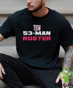 New York Giants 53 Man Roster Shirt Shirt