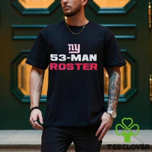 New York Giants 53 Man Roster Shirt Shirt