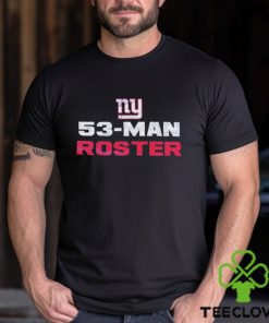 New York Giants 53 Man Roster Shirt Shirt