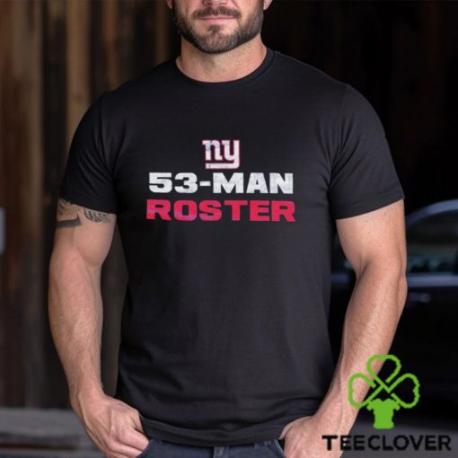 New York Giants 53 Man Roster Shirt Shirt