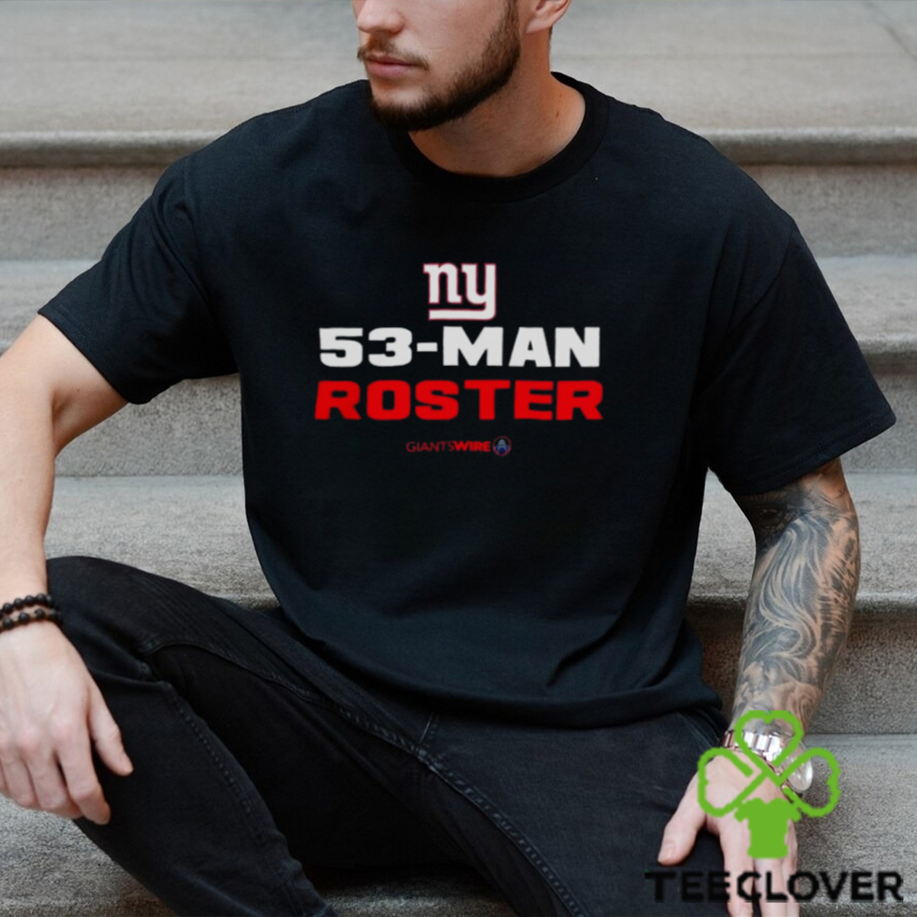 New York Giants 53 Man Roster Shirt New York Giants 53 Man Roster Shirt