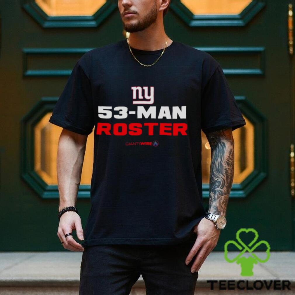 New York Giants 53 Man Roster Shirt New York Giants 53 Man Roster Shirt