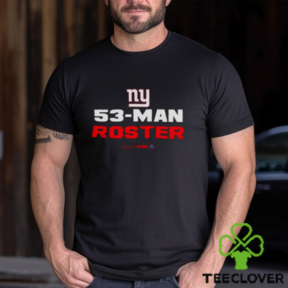 New York Giants 53 Man Roster Shirt New York Giants 53 Man Roster Shirt