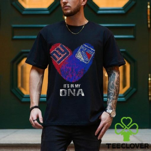 New York Giants And New York Rangers Heart It’s In My DNA 2023 hoodie, sweater, longsleeve, shirt v-neck, t-shirt