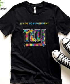 New York Giants Autism It’s Ok To Be Different shirt