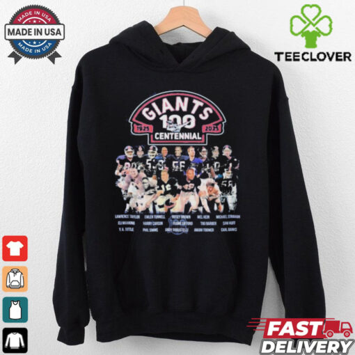 New York Giants Centennial 100 Years 1925 2025 T Shirt